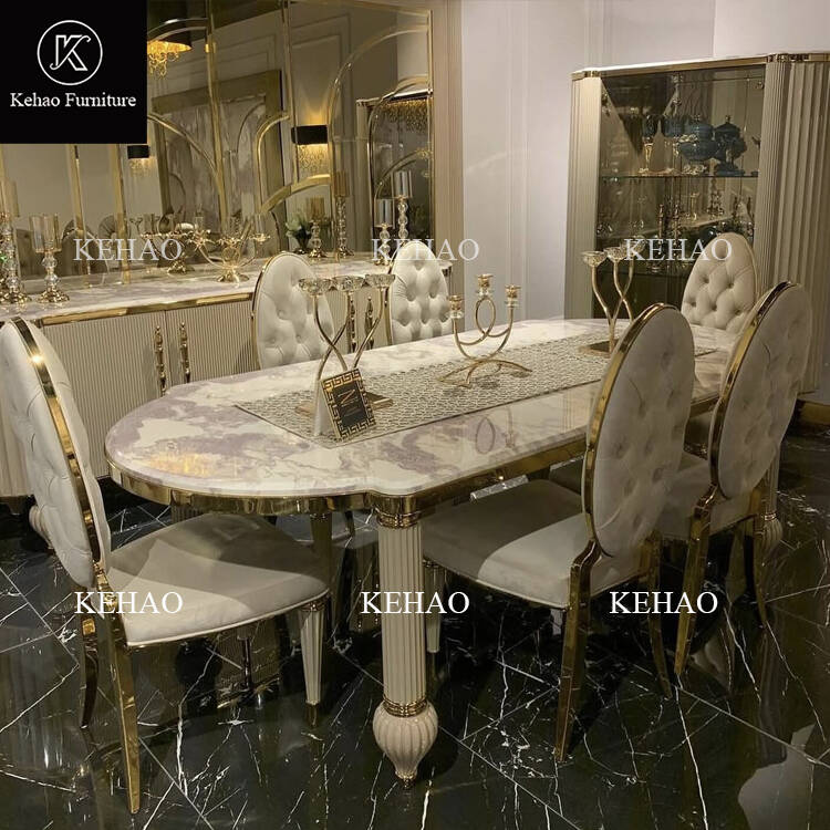 Dining Table Set With Solid Wood Leg Dining Table Set for 8 Dining Chairs